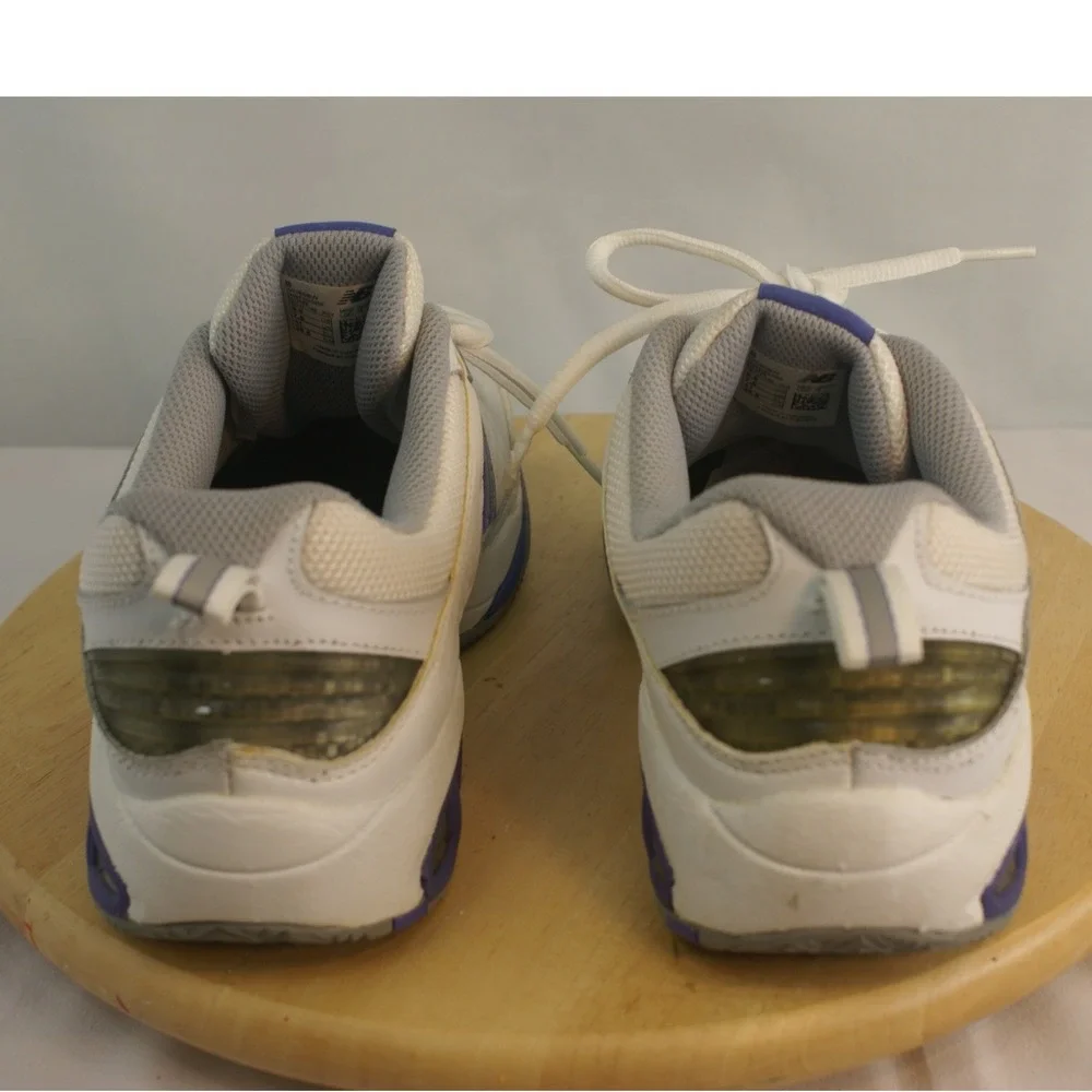 New Balance 806 Tennis Shoes Mens 9.5 White Purple Athletic Sneakers WC806W - Picture 3 of 9